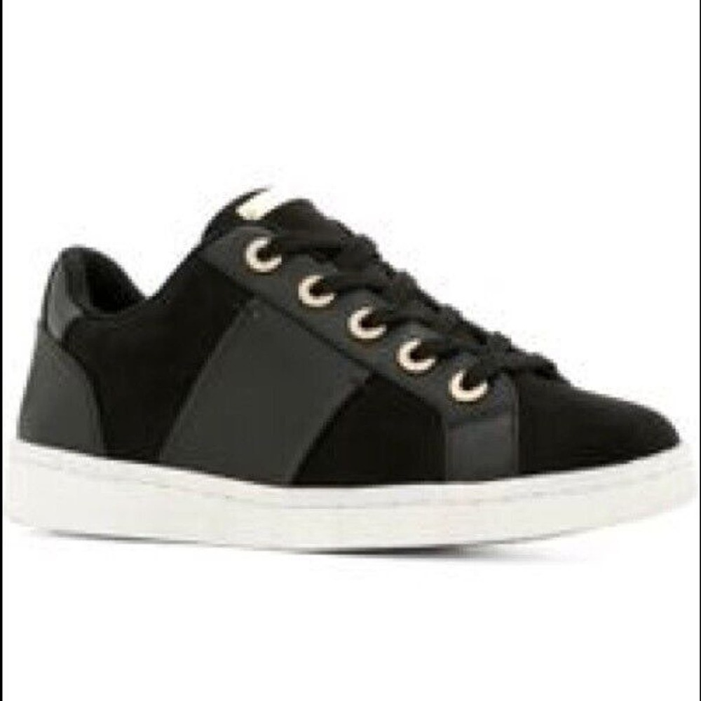 ALDO black Ellyn‎ fancy trendy sneakers Women’s Size New In Box